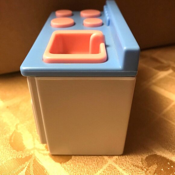 Miniature Little Tikes Kitchen Set Toy For Kids Blue & Pink Plastic - Picture 2 of 7